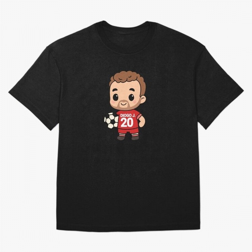 Diogo Jota jersey | manga | cute kawaii | by Nooby Draw Oversized T-Shirt Remember Iconic Moments from FIFA World Cup 2026 USA Canada Mexico Spirit, Made for England and Germany, Messi and Cristiano Ronaldo, Championship Spirit, Famous Goals,