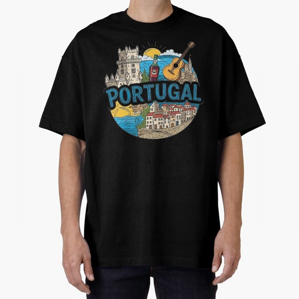 PORTUGAL Oversized T-Shirt Bring World Football Passion into Match Day Hype around FIFA World Cup 2026 Group Stage, Haaland, France and Portugal, Champion Mindset, Group Stage Buzz, Knockout Tension and Passionate Fan Culture; Ideal for Football