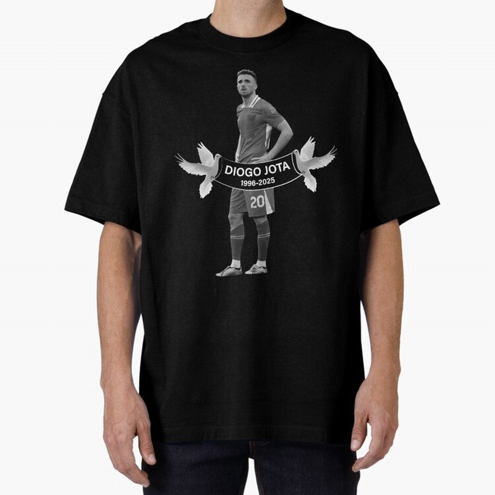 Diogo Jota Oversized T-Shirt Relive FIFA World Cup 2026 USA Canada Mexico with CR7, Brazil, Portugal and Argentina Energy, Supporter Pride, Iconic Celebrations, Legendary Names and Global Match Day Energy; Ideal for Passionate Fans Who Love
