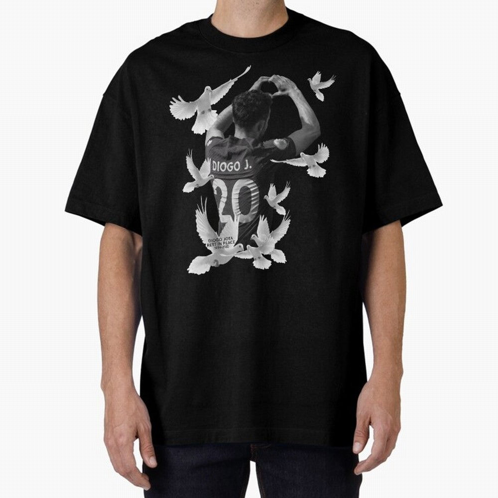 Diogo Jota rest in peace Oversized T-Shirt Celebrate the Stars of FIFA World Cup 2026 Group Stage for Fans of CR7 and Brazil, Portugal and Argentina, Bringing Football History, Final Match Energy, Crowd Noise and Once in a Lifetime Moments; Ideal