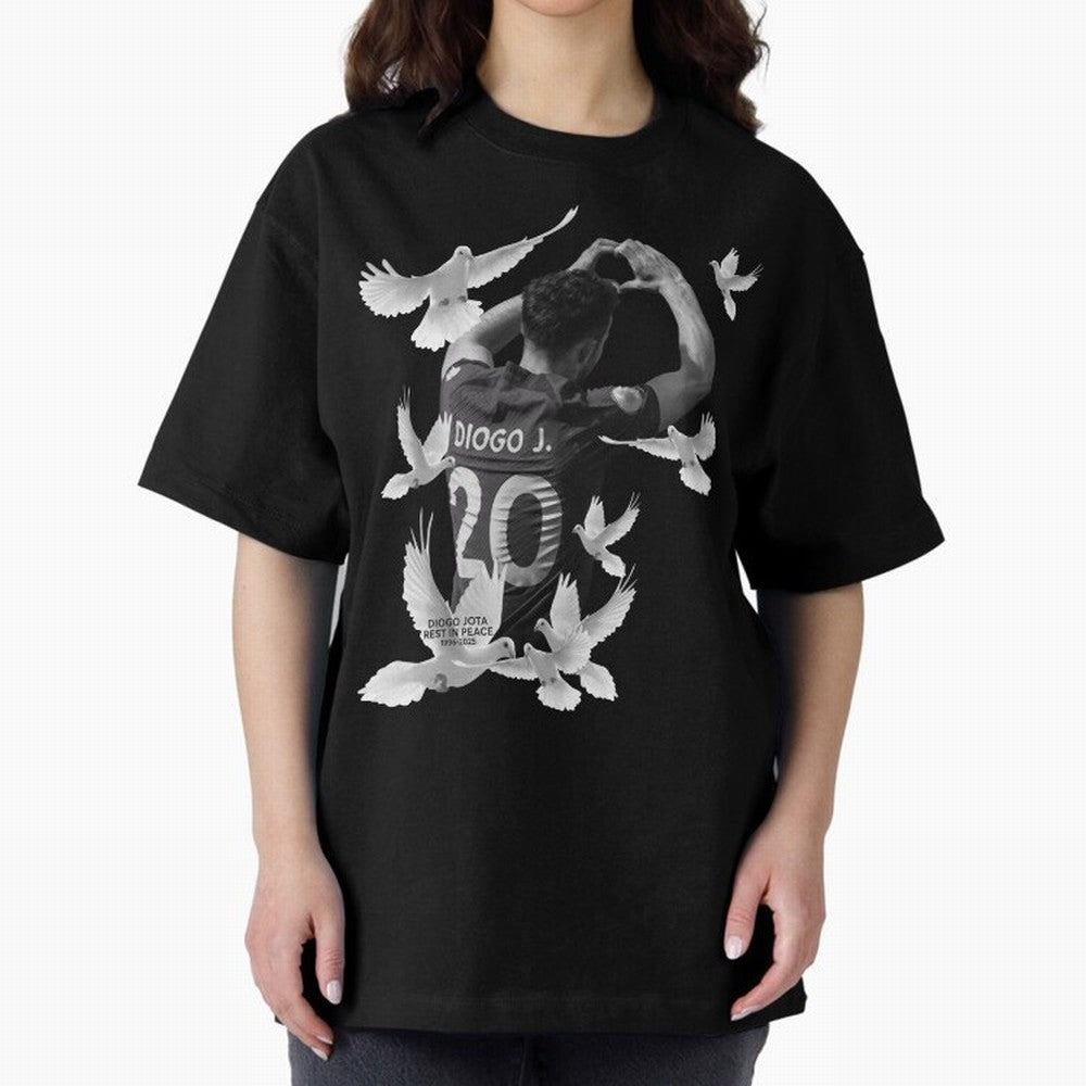Diogo Jota rest in peace Oversized T-Shirt Celebrate the Stars of FIFA World Cup 2026 Group Stage for Fans of CR7 and Brazil, Portugal and Argentina, Bringing Football History, Final Match Energy, Crowd Noise and Once in a Lifetime Moments; Ideal