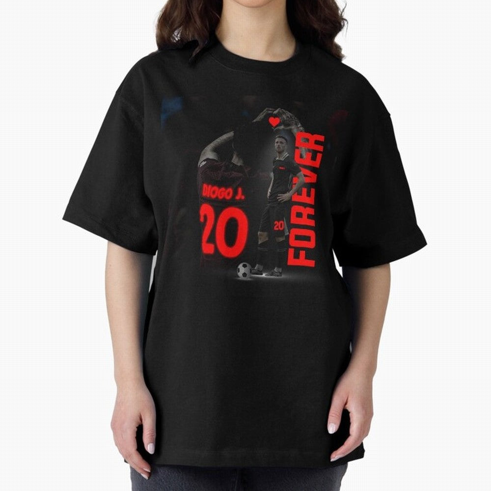 Diogo jota forever Oversized T-Shirt Support Your Favorite Stars during FIFA World Cup 2026 Spirit, Featuring Portugal, Messi, CR7 and Mbappe, Classic Soccer Heritage, Championship Pressure, Fan Loyalty and International Pride; Perfect for People