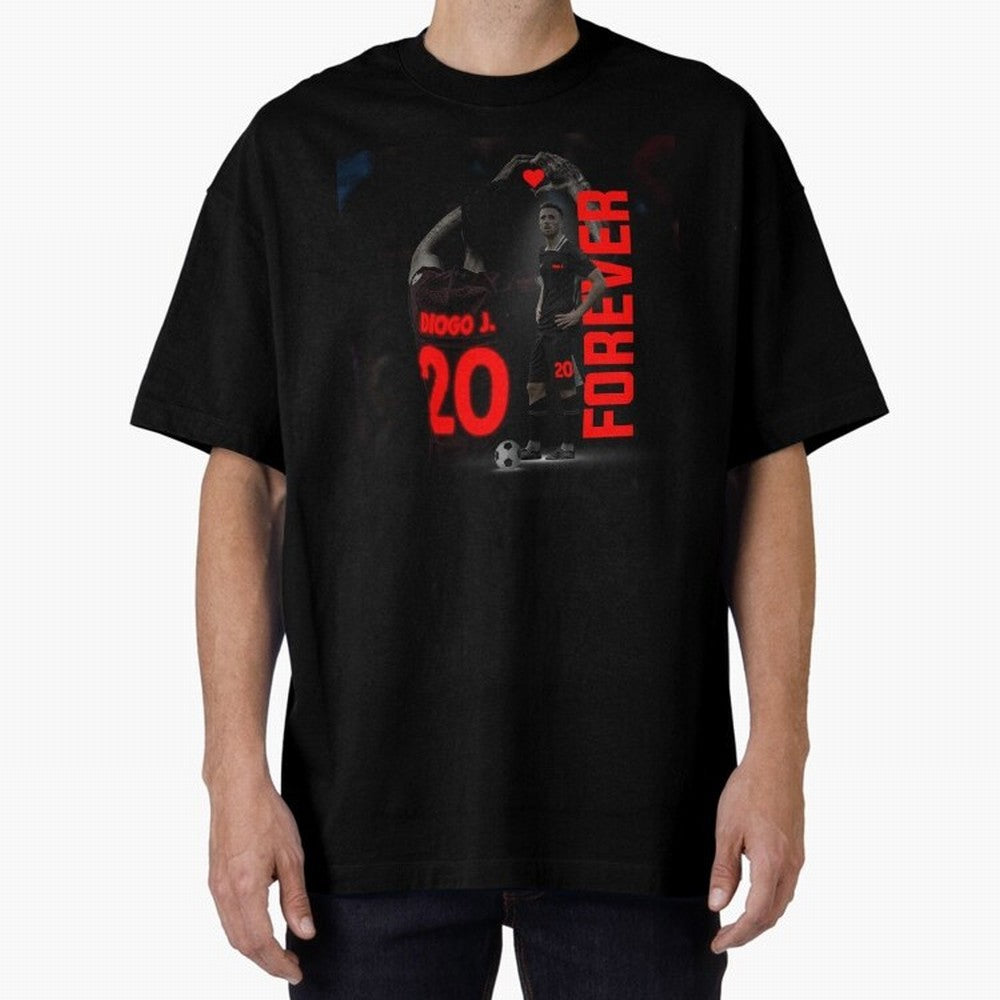 Diogo jota forever Oversized T-Shirt Support Your Favorite Stars during FIFA World Cup 2026 Spirit, Featuring Portugal, Messi, CR7 and Mbappe, Classic Soccer Heritage, Championship Pressure, Fan Loyalty and International Pride; Perfect for People