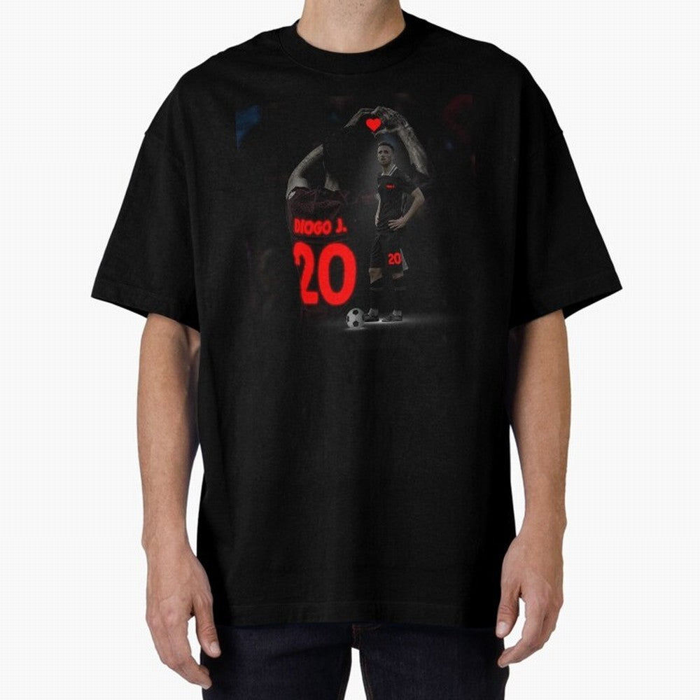 Diogo Jota poster Oversized T-Shirt Celebrate Rivalries and Pride in the FIFA World Cup 2026 Group Stage Journey through Cristiano Ronaldo Highlights, France Pride, Supporter Pride, Iconic Celebrations, Legendary Names and Global Match Day Energy;