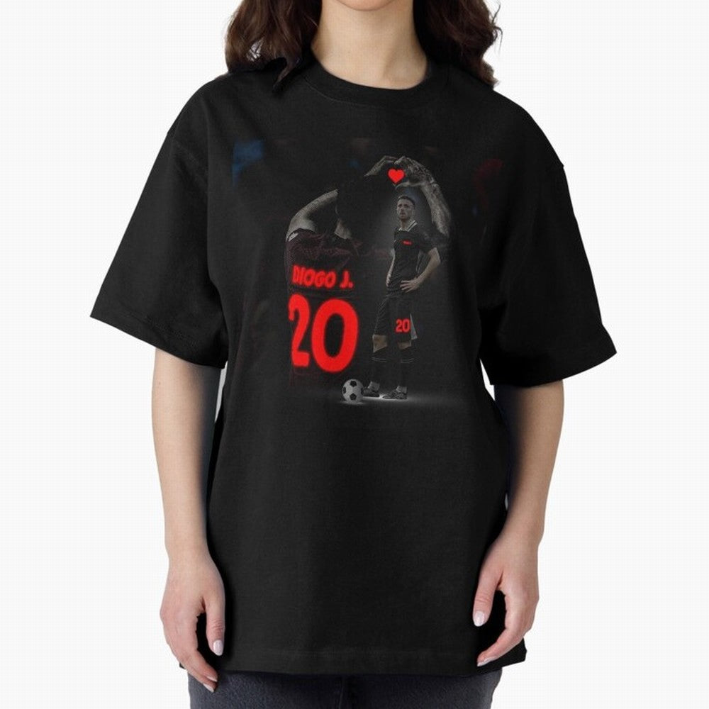 Diogo Jota poster Oversized T-Shirt Celebrate Rivalries and Pride in the FIFA World Cup 2026 Group Stage Journey through Cristiano Ronaldo Highlights, France Pride, Supporter Pride, Iconic Celebrations, Legendary Names and Global Match Day Energy;