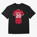 Diogo Jota jersey Oversized T-Shirt Support Your Favorite Stars during Global Football Passion for FIFA World Cup 2026, Centered on Messi, CR7 and Mbappe, France and Portugal, Championship Spirit, Famous Goals, Roaring Crowds and International