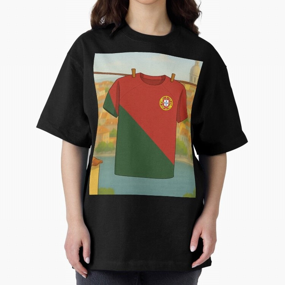 Our Love for Portugal Will never fade Oversized T-Shirt Celebrate the Stars of FIFA World Cup 2026 Group Stage for Fans of CR7 and Brazil, Portugal and Argentina, Bringing Football History, Final Match Energy, Crowd Noise and Once in a Lifetime