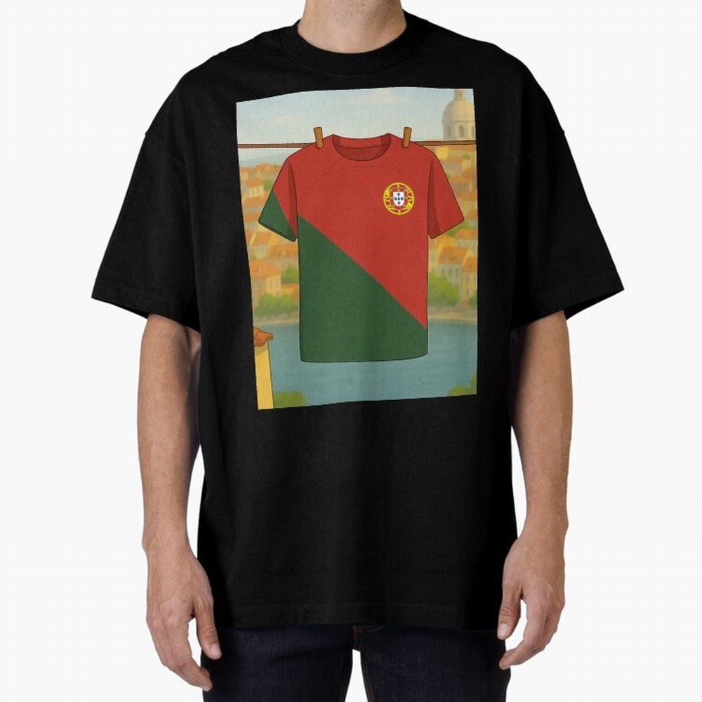 Our Love for Portugal Will never fade Oversized T-Shirt Celebrate the Stars of FIFA World Cup 2026 Group Stage for Fans of CR7 and Brazil, Portugal and Argentina, Bringing Football History, Final Match Energy, Crowd Noise and Once in a Lifetime