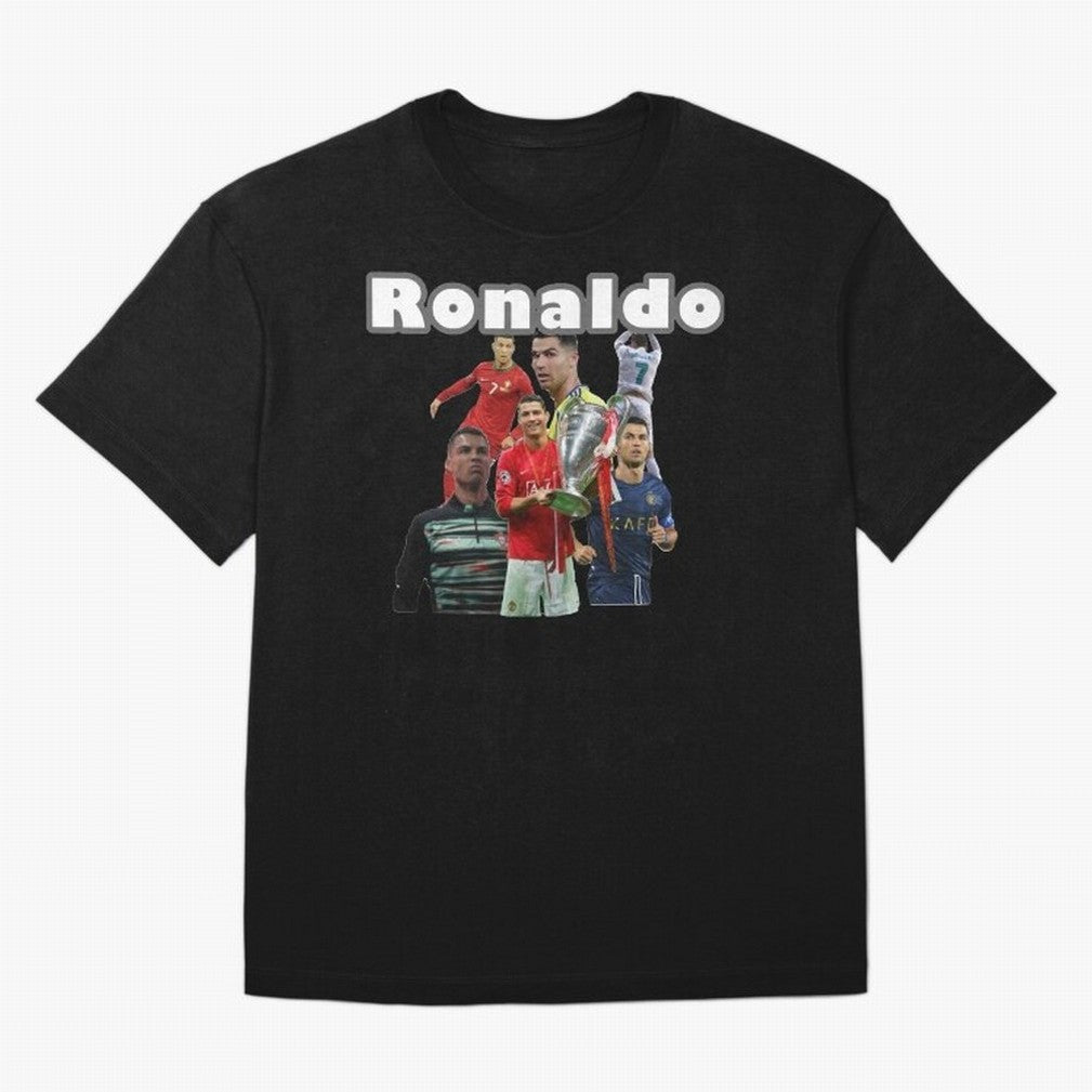 Cristiano Ronaldo Oversized T-Shirt Bring Match Day Fire to FIFA World Cup 2026 USA Canada Mexico Inspired by Mbappe and Neymar, England Energy, Retro Football Energy, Iconic Rivalries, Trophy Chase Drama and Stadium Atmosphere; Built for