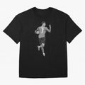 Cristiano Ronaldo Black and White Version Oversized T-Shirt Enjoy Global Football Passion for FIFA World Cup 2026, Celebrating Messi, England, Supporter Pride, Iconic Celebrations, Legendary Names and Global Match Day Energy; Perfect for Fans,