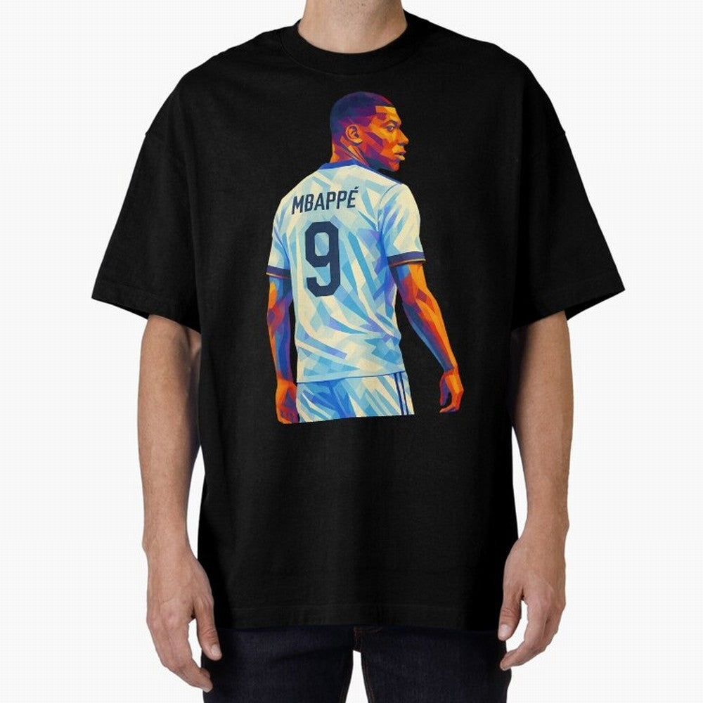 Kyliam Mbappe Oversized T-Shirt Celebrate the Road through the FIFA World Cup 2026 Group Stage Journey through Messi, Neymar and Mbappe Highlights, Netherlands Pride, Vintage Soccer Flavor, Modern Football Stars, National Flags and Final Night