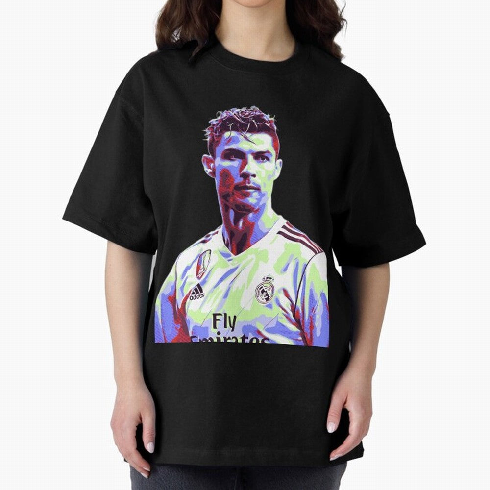 Ronaldo - retro Oversized T-Shirt Show Your Tournament Heart for FIFA World Cup 2026 Driven by Cristiano Ronaldo, Haaland and CR7, Spain and Netherlands Energy, Classic Soccer Heritage, Championship Pressure, Fan Loyalty and International Pride;