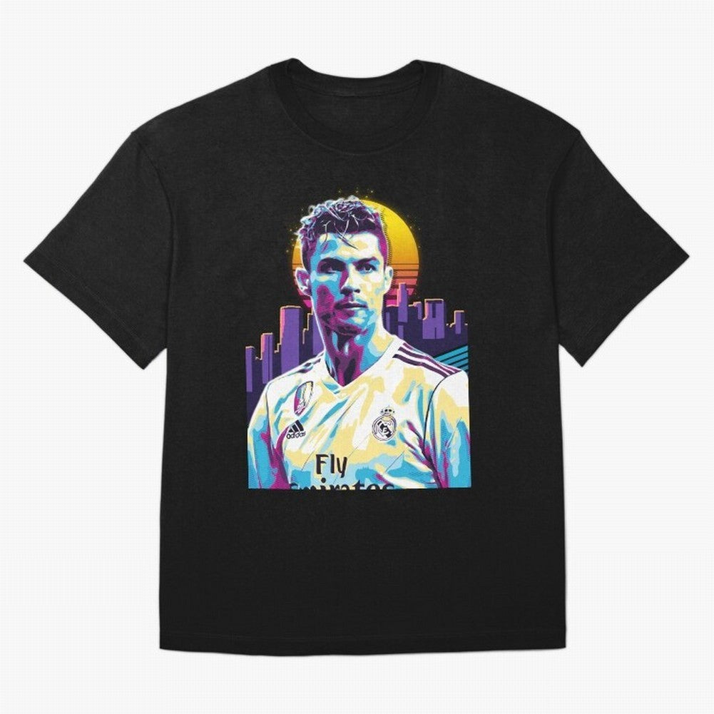 Christiano Ronaldo retro Oversized T-Shirt Follow Every Goal of the FIFA World Cup 2026 Group Stage Journey through Messi Highlights, France and Portugal Pride, Football Festival Excitement, Trophy Ambitions, Country Rivalries and Star Player Buzz;
