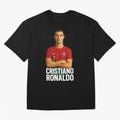 Cristiano Ronaldo Oversized T-Shirt Celebrate Fan Favorites in FIFA World Cup 2026 USA Canada Mexico for Fans of Cristiano Ronaldo, Haaland and CR7 and England, Bringing Champion Mindset, Group Stage Buzz, Knockout Tension and Passionate Fan