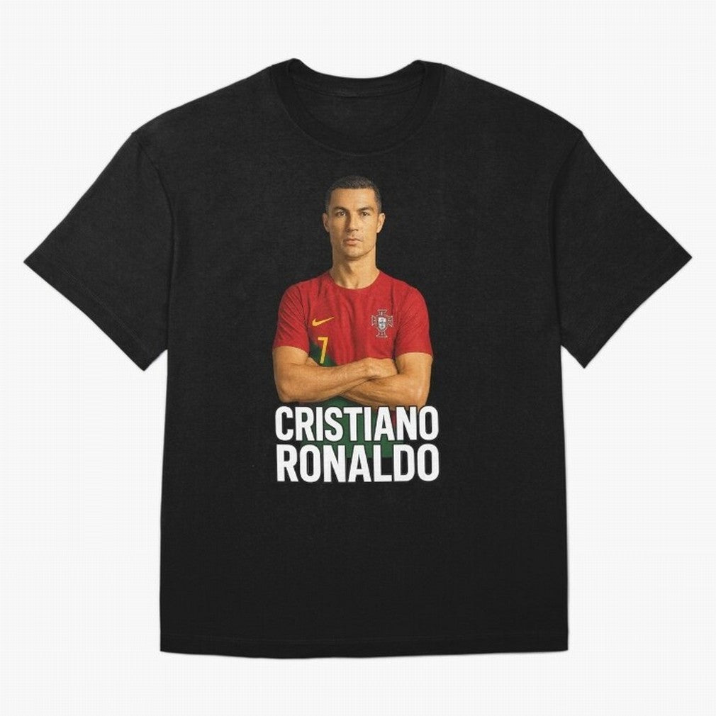Cristiano Ronaldo Oversized T-Shirt Celebrate Fan Favorites in FIFA World Cup 2026 USA Canada Mexico for Fans of Cristiano Ronaldo, Haaland and CR7 and England, Bringing Champion Mindset, Group Stage Buzz, Knockout Tension and Passionate Fan