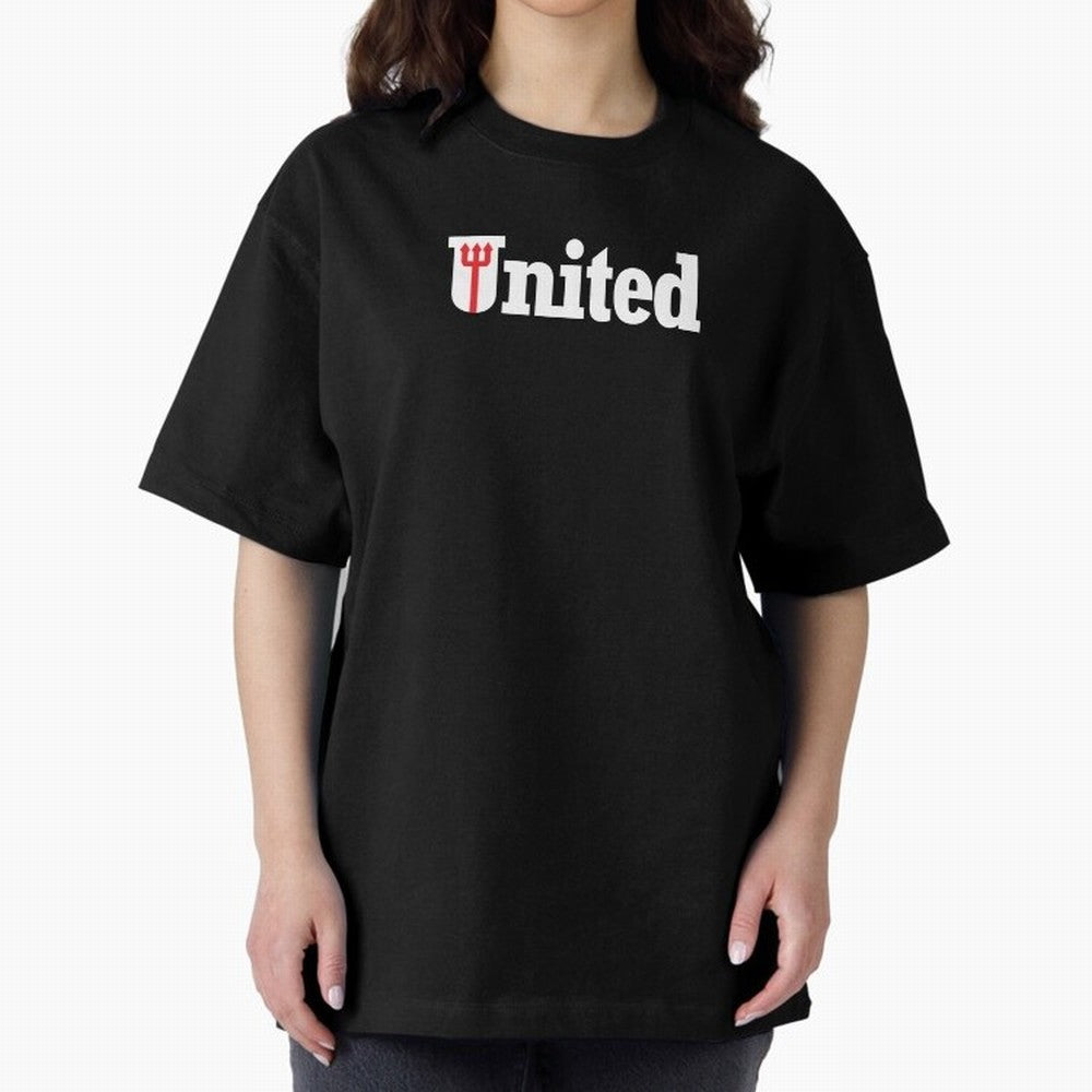 Manchester United Oversized T-Shirt Stand Out with Spirit from FIFA World Cup 2026 Group Stage Highlighting Messi and Cristiano Ronaldo, Portugal Energy, Supporter Pride, Iconic Celebrations, Legendary Names and Global Match Day Energy; Perfect for