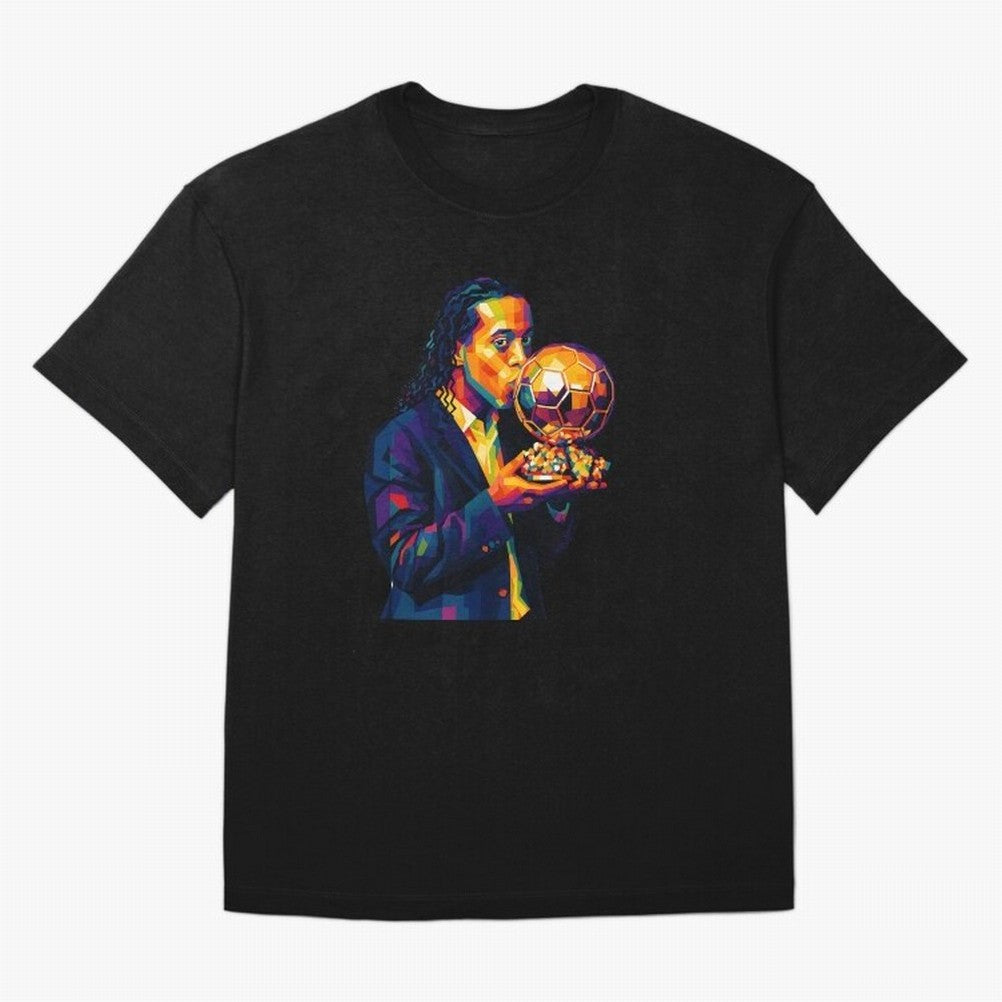 Ronaldinho Wpap Art Oversized T-Shirt Treasure the FIFA World Cup 2026 USA Canada Mexico Journey through CR7 Highlights, Brazil Pride, Champion Mindset, Group Stage Buzz, Knockout Tension and Passionate Fan Culture; Ideal for Fans Who Follow Messi,