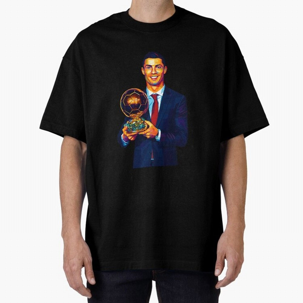 Cristiano Ronaldo Wpap Art Oversized T-Shirt Carry the Colors and Pride of the FIFA World Cup 2026 Journey through Cristiano Ronaldo, Haaland and CR7 Highlights, France and Portugal Pride, Vintage Soccer Flavor, Modern Football Stars, National