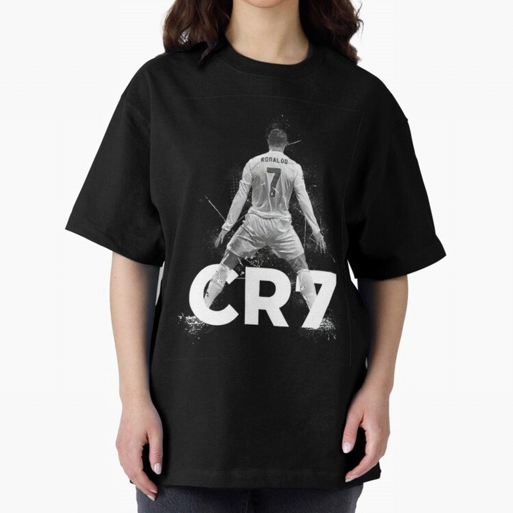 CR7 Oversized T-Shirt Celebrate the Biggest Stage of Global Football Passion for FIFA World Cup 2026, Filled with Cristiano Ronaldo, Argentina, France and Brazil, Champion Mindset, Group Stage Buzz, Knockout Tension and Passionate Fan Culture;