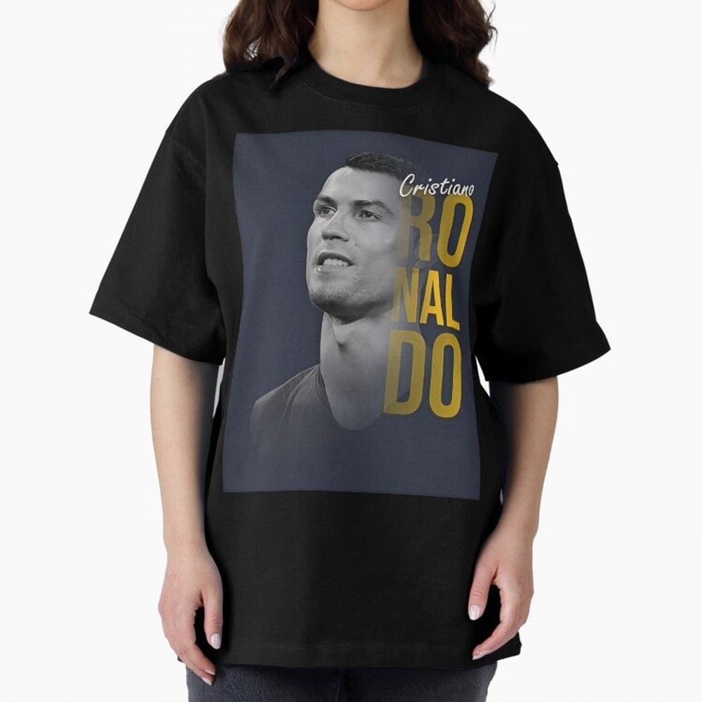 CR7 Oversized T-Shirt Enjoy FIFA World Cup 2026 Spirit, Built around Portugal, Spain and Germany, Messi, Neymar and Mbappe, Football History, Final Match Energy, Crowd Noise and Once in a Lifetime Moments; Ideal for Fans Who Follow Messi, Cristiano