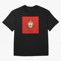 Portugal Blocks Oversized T-Shirt Feel the Roar of FIFA World Cup 2026 Spirit, Driven by England, France and Netherlands, CR7, Sports Nostalgia, International Competition, Famous Players and Unforgettable Victories; Perfect for People Who Love