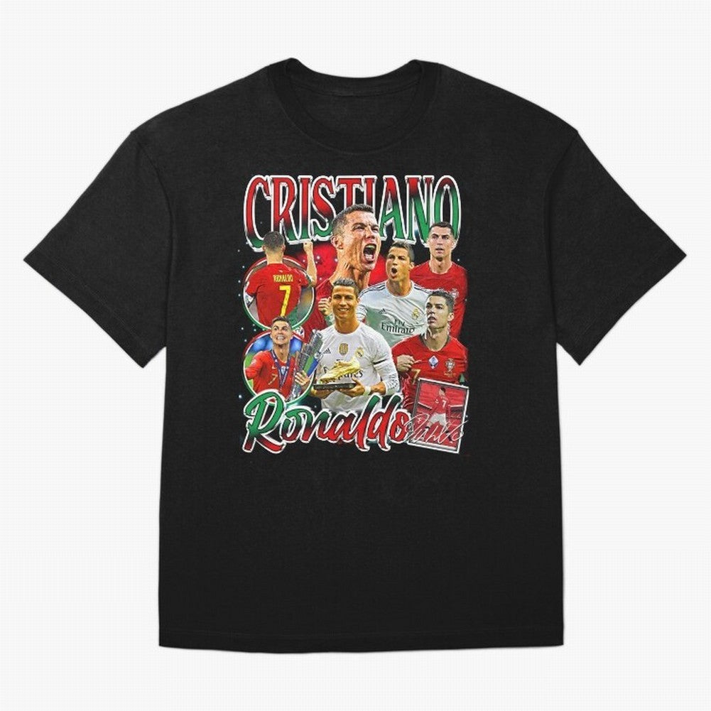 Cristiano Ronaldo Premium Quality Oversized T-Shirt Showcase FIFA World Cup 2026 USA Canada Mexico Spirit, Connected to England, Mbappe and Neymar, Stadium Memories, Football Loyalty, International Chants and Championship Tradition; Ideal for Fans