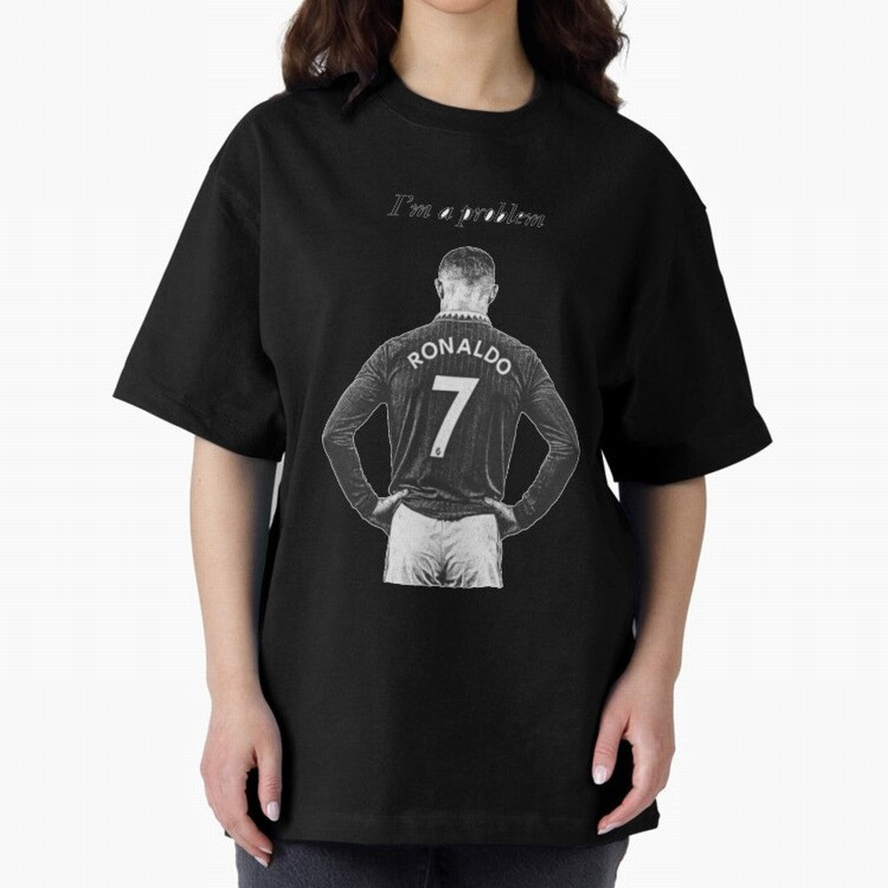 Ronaldo Problem Oversized T-Shirt Discover FIFA World Cup 2026 USA Canada Mexico with Neymar, Haaland and Cristiano Ronaldo, Argentina, France and Brazil Energy, Tournament Hype, Historic Matchups, Family Viewing Parties and Global Sports Pride;