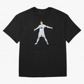 Cristiano Ronaldo celebrates at Real Madrid Oversized T-Shirt Show Your Tournament Heart for FIFA World Cup 2026 USA Canada Mexico Celebrating Haaland and Mbappe, Germany Energy, Championship Spirit, Famous Goals, Roaring Crowds and International