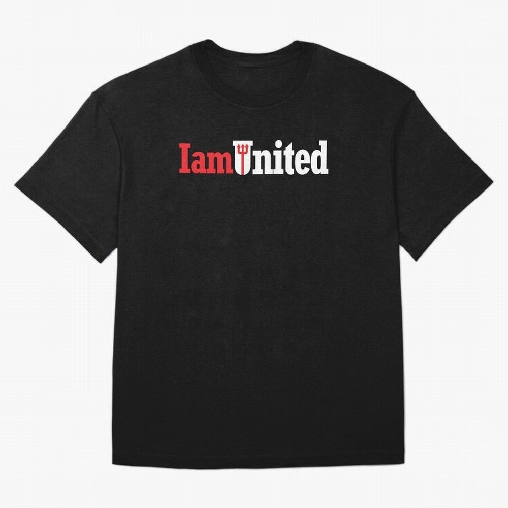 Manchester United I am United Oversized T-Shirt Celebrate the Magic of FIFA World Cup 2026 USA Canada Mexico Connected to Neymar, Haaland and Cristiano Ronaldo, Portugal, Spain and Germany Energy, Football History, Final Match Energy, Crowd Noise