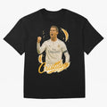 Cristiano Ronaldo Madrid Art - Iconic Soccer Legend Tribute Oversized T-Shirt Join Supporters Worldwide for FIFA World Cup 2026 Spirit, Driven by Spain and Netherlands, Neymar, Haaland and Cristiano Ronaldo, Global Supporter Spirit, Legendary