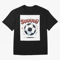 Suuuuii! CR7 Celebration Oversized T-Shirt Show Your Love for Global Football Passion for FIFA World Cup 2026, Driven by CR7 and Messi, England, Football Festival Excitement, Trophy Ambitions, Country Rivalries and Star Player Buzz; Great for Watch