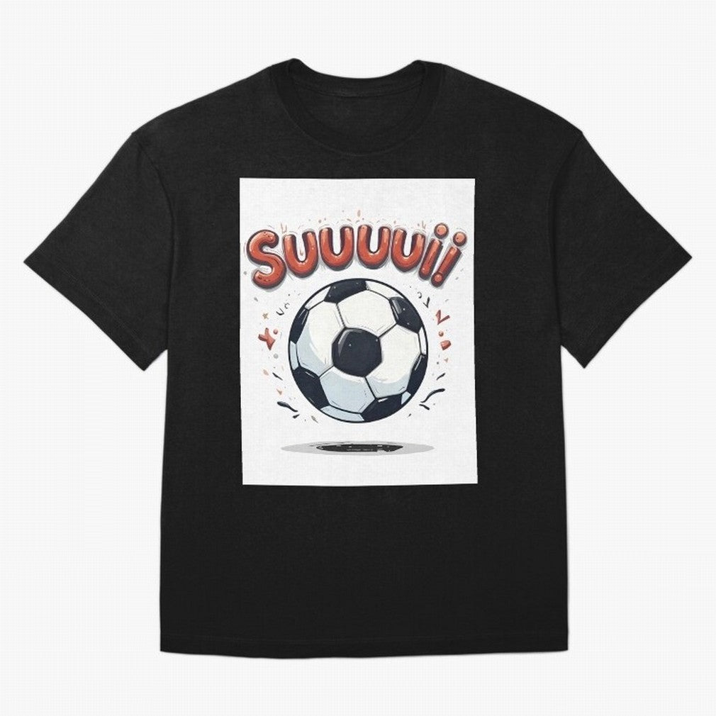 Suuuuii! CR7 Celebration Oversized T-Shirt Show Your Love for Global Football Passion for FIFA World Cup 2026, Driven by CR7 and Messi, England, Football Festival Excitement, Trophy Ambitions, Country Rivalries and Star Player Buzz; Great for Watch