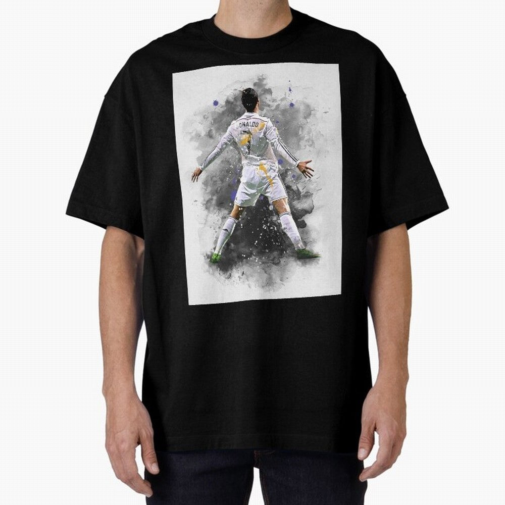Cristiano Ronaldo 7 Oversized T-Shirt Remember the FIFA World Cup 2026 Journey through Messi, Neymar and Mbappe Highlights, Brazil, Portugal and Argentina Pride, Classic Soccer Heritage, Championship Pressure, Fan Loyalty and International Pride;