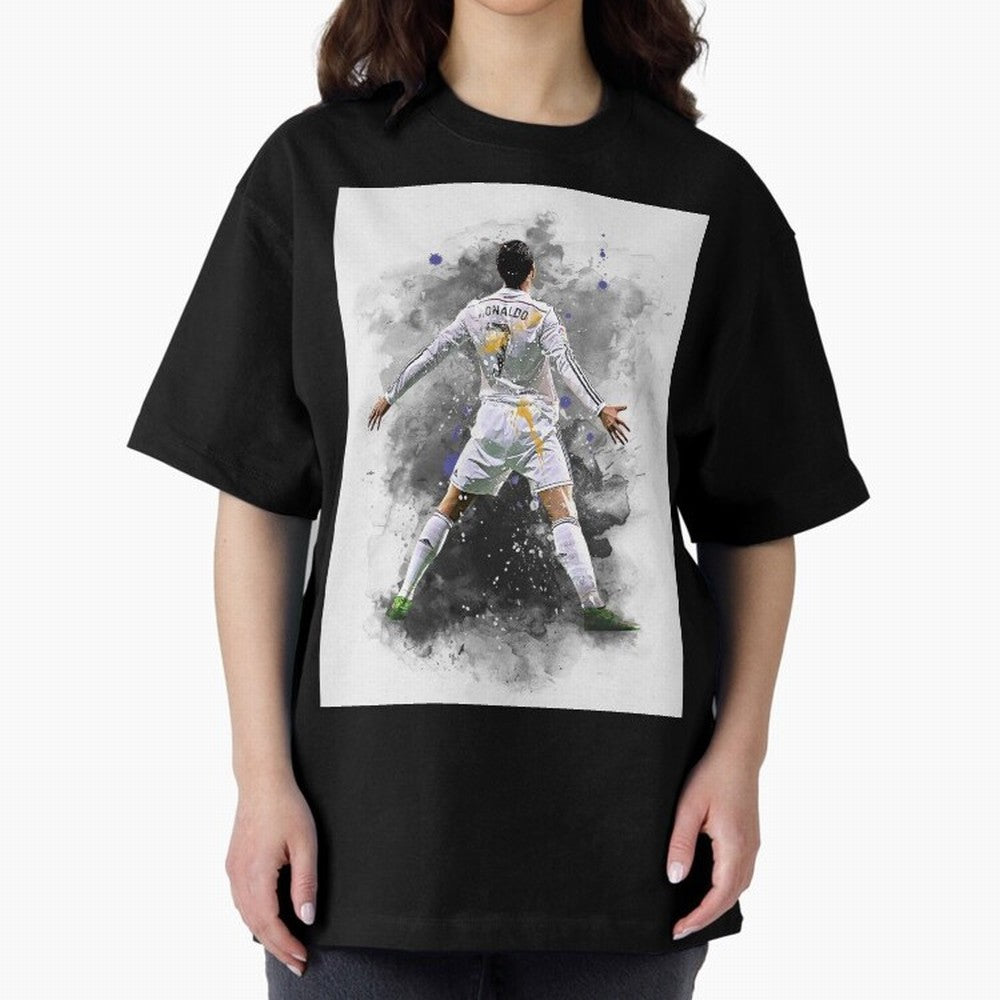 Cristiano Ronaldo 7 Oversized T-Shirt Remember the FIFA World Cup 2026 Journey through Messi, Neymar and Mbappe Highlights, Brazil, Portugal and Argentina Pride, Classic Soccer Heritage, Championship Pressure, Fan Loyalty and International Pride;