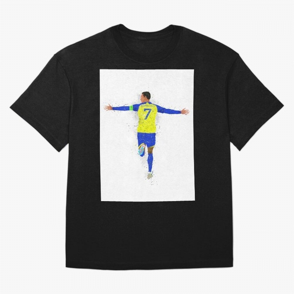 Cristiano Ronaldo Al Nassr Football Oversized T-Shirt Bring International Match Energy to FIFA World Cup 2026 Celebrating CR7, England Energy, Football History, Final Match Energy, Crowd Noise and Once in a Lifetime Moments; Made for Die Hard