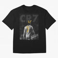 CR7 The Goat Poster Oversized T-Shirt Honor Champions and Dreams in Match Day Hype around FIFA World Cup 2026 Group Stage, Haaland, Spain, Retro Football Energy, Iconic Rivalries, Trophy Chase Drama and Stadium Atmosphere; Ideal for Passionate Fans
