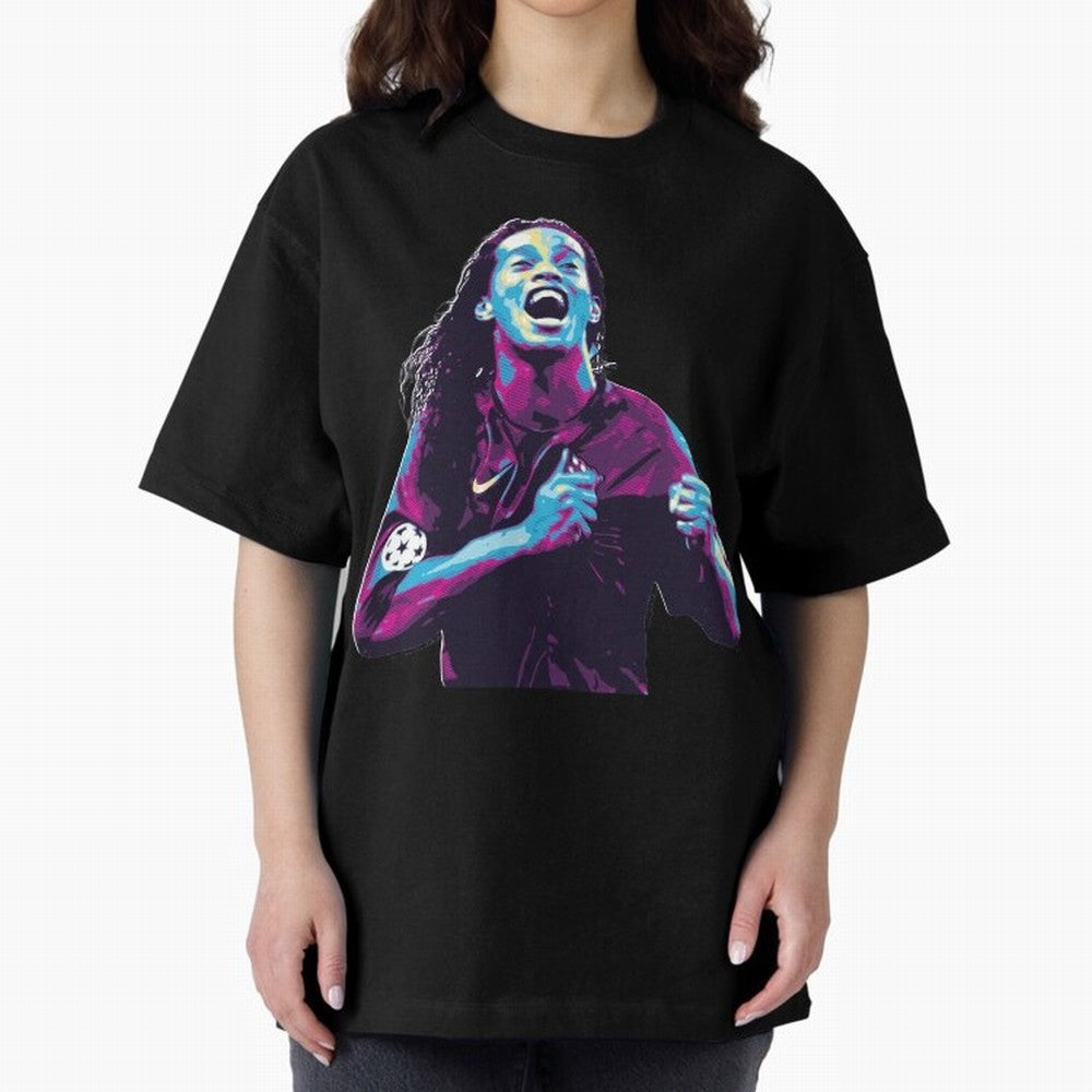ronaldinho Oversized T-Shirt Get Ready for the FIFA World Cup 2026 Group Stage Journey through Mbappe Highlights, Brazil, Portugal and Argentina Pride, Classic Soccer Heritage, Championship Pressure, Fan Loyalty and International Pride; Ideal for