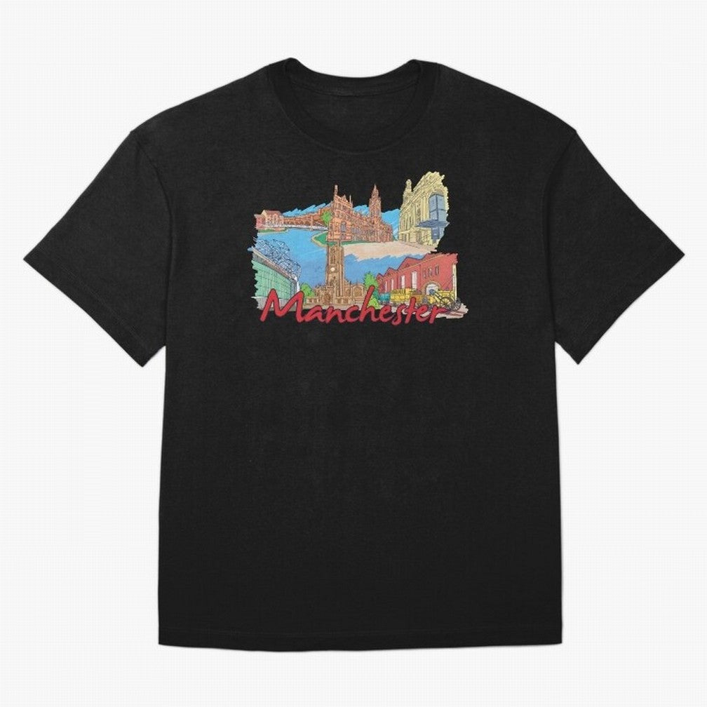 Manchester Oversized T-Shirt Treasure FIFA World Cup 2026 Group Stage Featuring Haaland, Brazil Energy, Vintage Soccer Flavor, Modern Football Stars, National Flags and Final Night Emotion; Made for Die Hard Supporters, Soccer Lovers, Game Day
