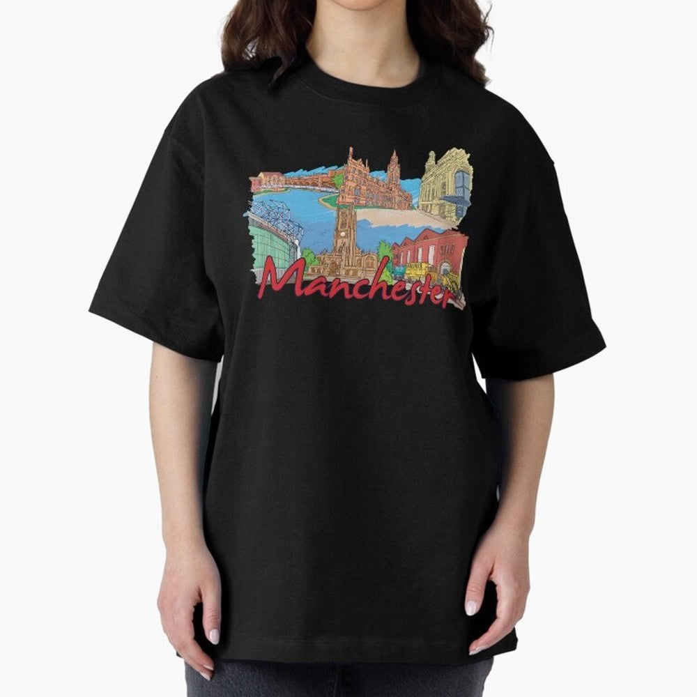 Manchester Oversized T-Shirt Treasure FIFA World Cup 2026 Group Stage Featuring Haaland, Brazil Energy, Vintage Soccer Flavor, Modern Football Stars, National Flags and Final Night Emotion; Made for Die Hard Supporters, Soccer Lovers, Game Day