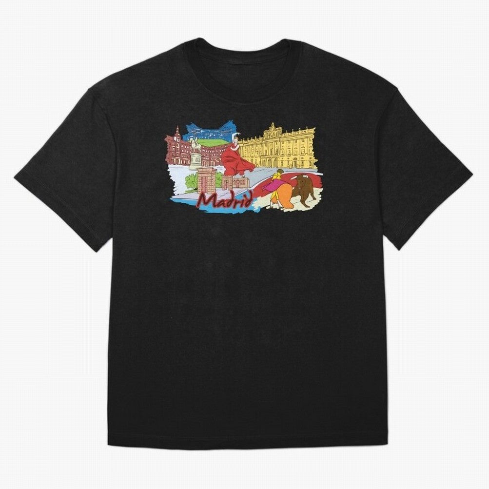 Madrid Oversized T-Shirt Show Your Tournament Heart for FIFA World Cup 2026 USA Canada Mexico Celebrating Haaland and Mbappe, Germany Energy, Championship Spirit, Famous Goals, Roaring Crowds and International Football Unity; Perfect for People Who