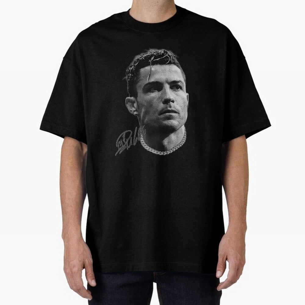 Cristiano Ronaldo Vintage Tshirt Oversized T-Shirt Carry the Colors and Pride of FIFA World Cup 2026 Group Stage Spirit, Inspired by Portugal, Messi, CR7 and Mbappe, Classic Soccer Heritage, Championship Pressure, Fan Loyalty and International