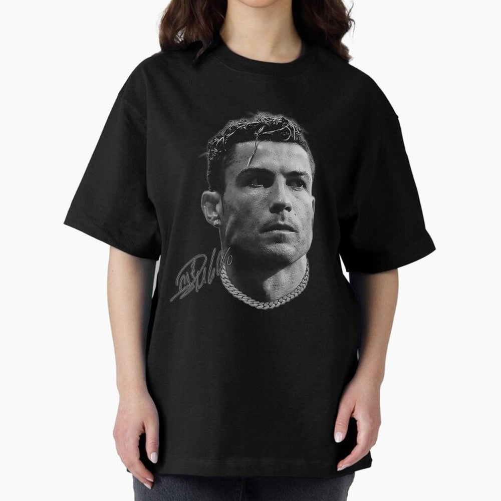 Cristiano Ronaldo Vintage Tshirt Oversized T-Shirt Carry the Colors and Pride of FIFA World Cup 2026 Group Stage Spirit, Inspired by Portugal, Messi, CR7 and Mbappe, Classic Soccer Heritage, Championship Pressure, Fan Loyalty and International