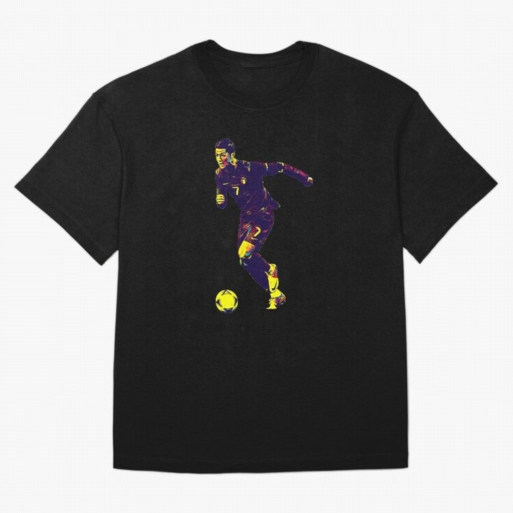 Cristiano Ronaldo Oversized T-Shirt Show Love for Legendary Goals in Match Day Hype around FIFA World Cup 2026, Neymar, Haaland and Cristiano Ronaldo, Portugal, Spain and Germany, Goal Celebration Energy, Supporter Heritage, Football Icons and