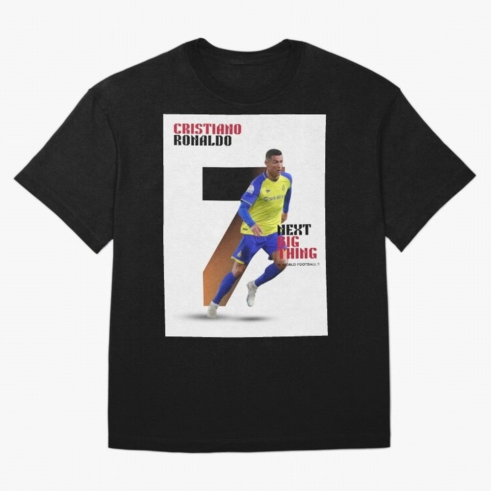 Cristiano Ronaldo (CR7) Oversized T-Shirt Celebrate Football Heritage in the FIFA World Cup 2026 Group Stage Journey through CR7 and Messi Highlights, Argentina and Brazil Pride, Vintage Soccer Flavor, Modern Football Stars, National Flags and