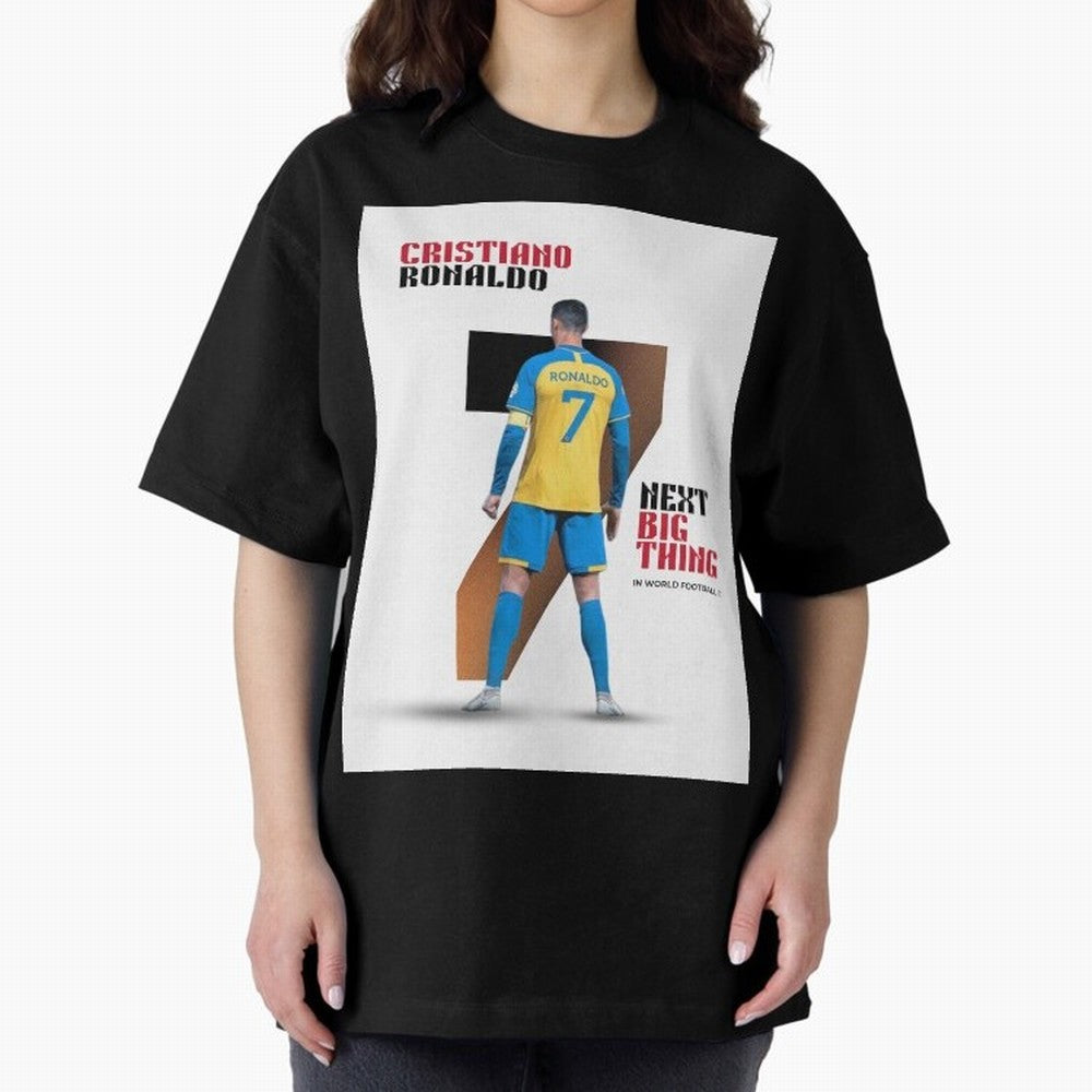 Cristiano Ronaldo Oversized T-Shirt Make Memories around Global Football Passion for FIFA World Cup 2026 USA Canada Mexico, Built around Messi, Neymar and Mbappe, England, France and Netherlands, Football Festival Excitement, Trophy Ambitions,