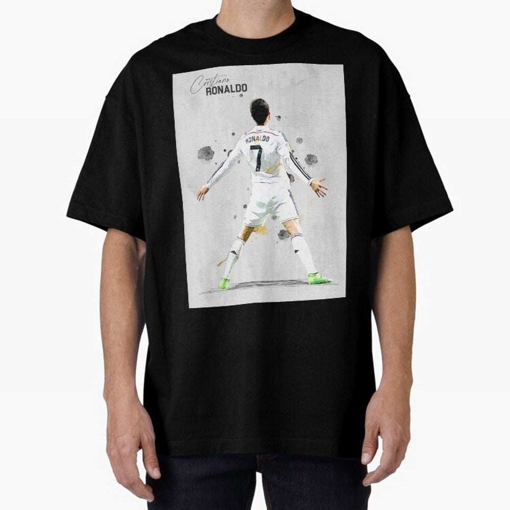 RM Legend Player Ronaldo Oversized T-Shirt Bring a Champion Mindset to Global Football Passion for FIFA World Cup 2026 Group Stage, Featuring Haaland and Mbappe, England, Game Day Rituals, Football Legends, Country Pride and the Road to the Final;