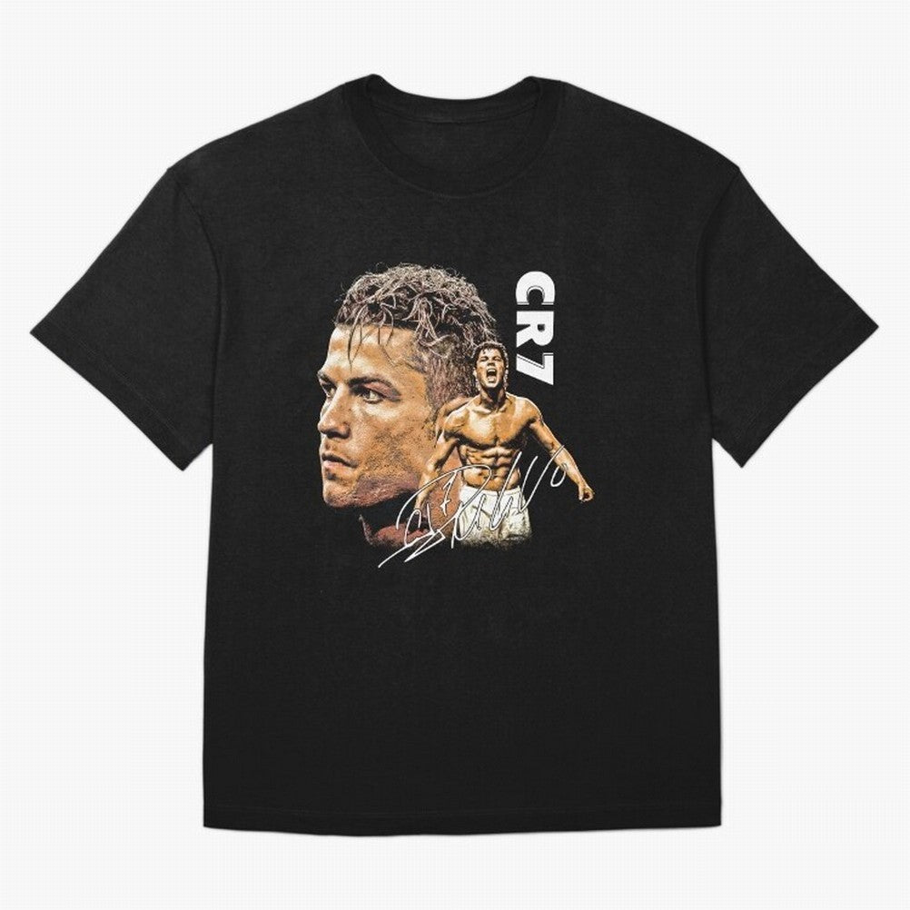Cristiano Ronaldo Football Legend T-Shirt Oversized T-Shirt Celebrate the Magic of FIFA World Cup 2026 Spirit, Filled with France and Portugal, Cristiano Ronaldo, Haaland and CR7, Goal Celebration Energy, Supporter Heritage, Football Icons and