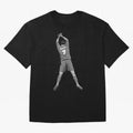 Cristiano Ronaldo Black and White Version Oversized T-Shirt Honor the Beautiful Game during Global Football Passion for FIFA World Cup 2026, Built around Haaland, Spain, Sports Nostalgia, International Competition, Famous Players and Unforgettable