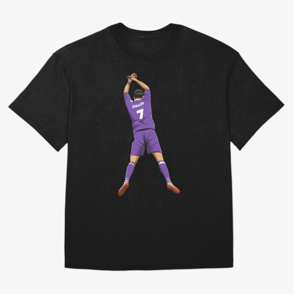 Cristiano Ronaldo Oversized T-Shirt Keep the Match Day Mood of FIFA World Cup 2026 USA Canada Mexico Spirit, Featuring Spain and Netherlands, Haaland, Game Day Rituals, Football Legends, Country Pride and the Road to the Final; Ideal for Football