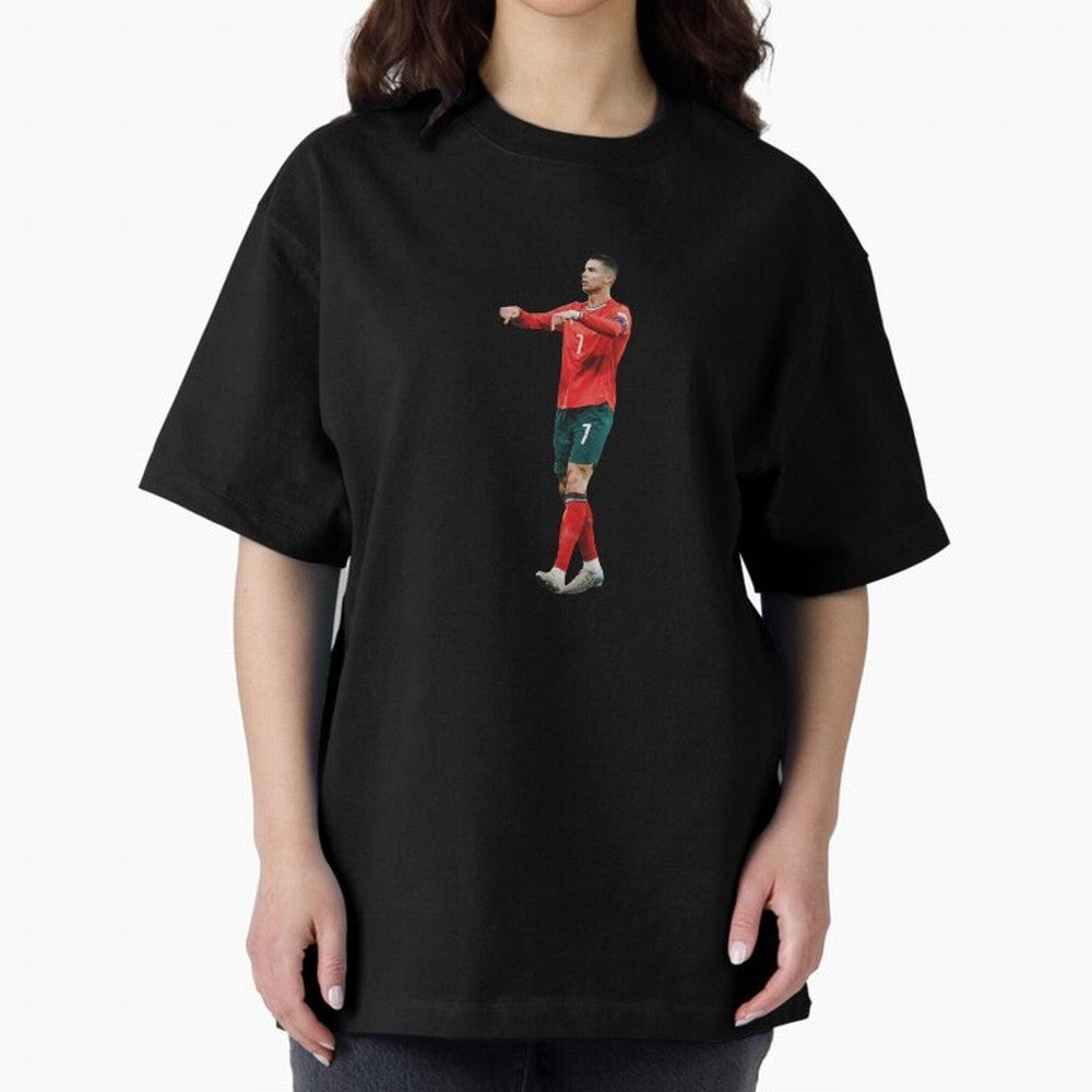 Cristiano Ronaldo siuuuuuu Oversized T-Shirt Show Your Stadium Side during FIFA World Cup 2026 Group Stage for Fans of Mbappe and Neymar and Argentina, Bringing Global Supporter Spirit, Legendary Goals, National Colors and Tournament Celebration;
